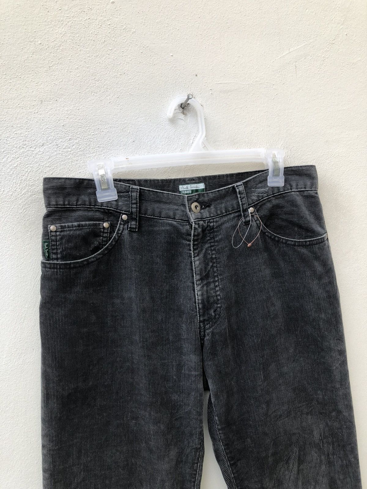 Paul Smith Vintage Paul Smith Jeans Faded Grey Corduroy Flare Pant Size US 31 - 2 Thumbnail