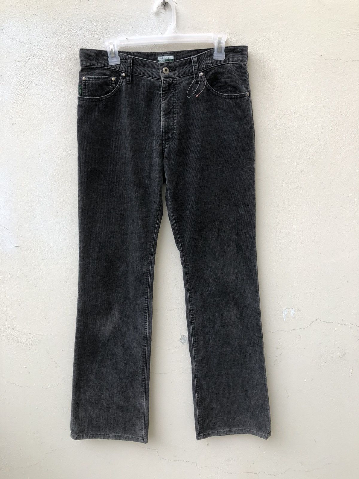 Paul Smith Vintage Paul Smith Jeans Faded Grey Corduroy Flare Pant Size US 31 - 1 Thumbnail