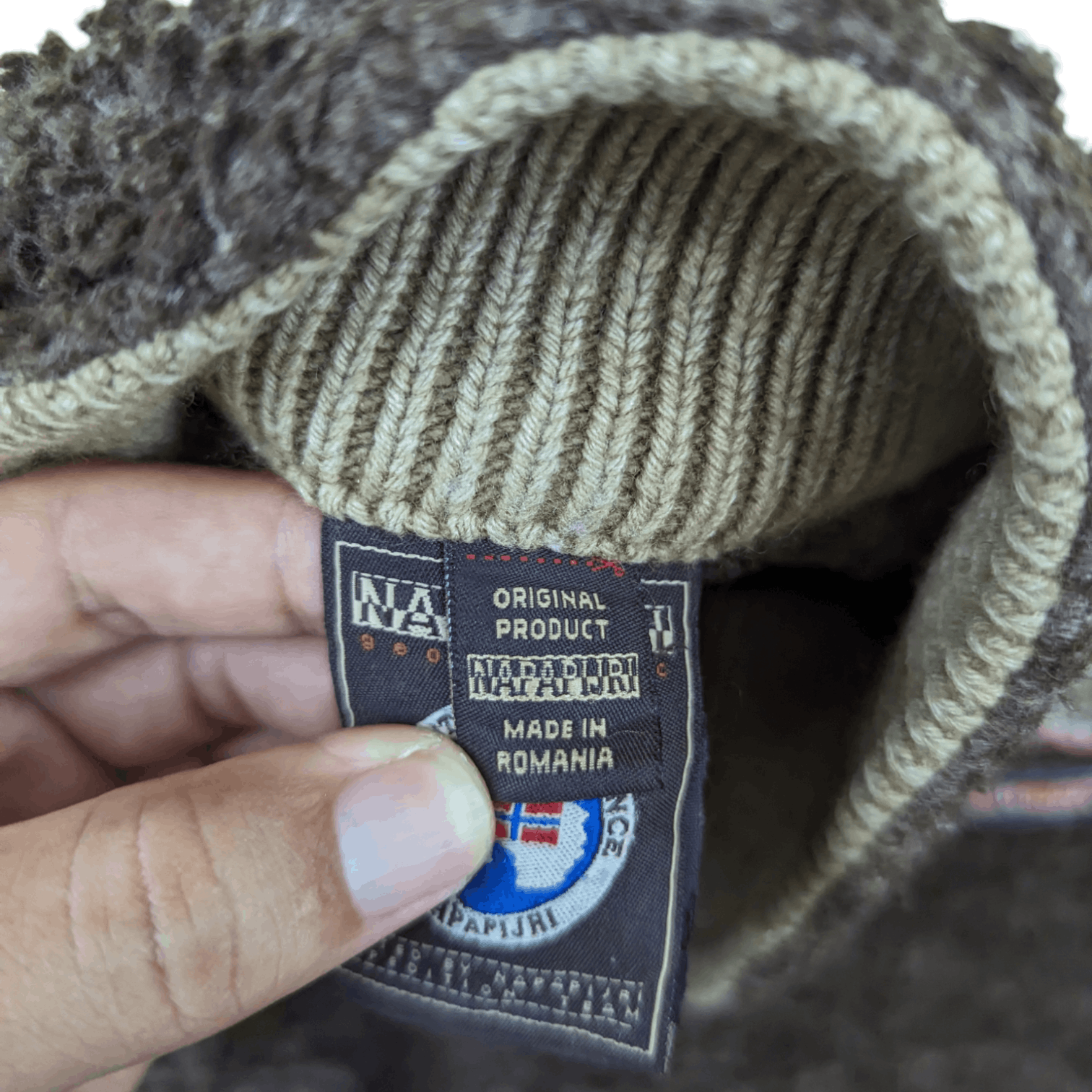Napapijri Vintage 2000's NAPAPIJRI Fleece Sherpa Outdoor Sweatshirt Size US L / EU 52-54 / 3 - 13 Thumbnail