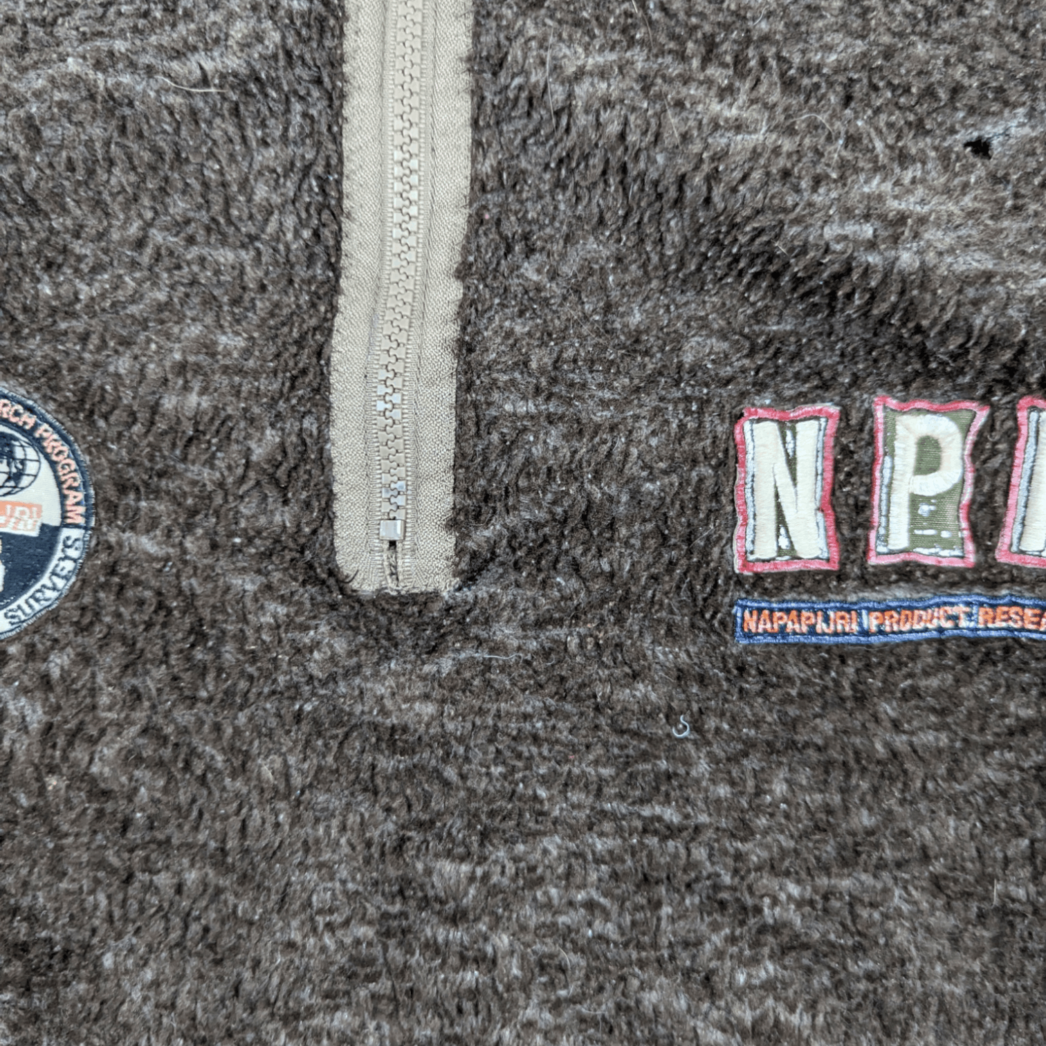 Napapijri Vintage 2000's NAPAPIJRI Fleece Sherpa Outdoor Sweatshirt Size US L / EU 52-54 / 3 - 8 Thumbnail