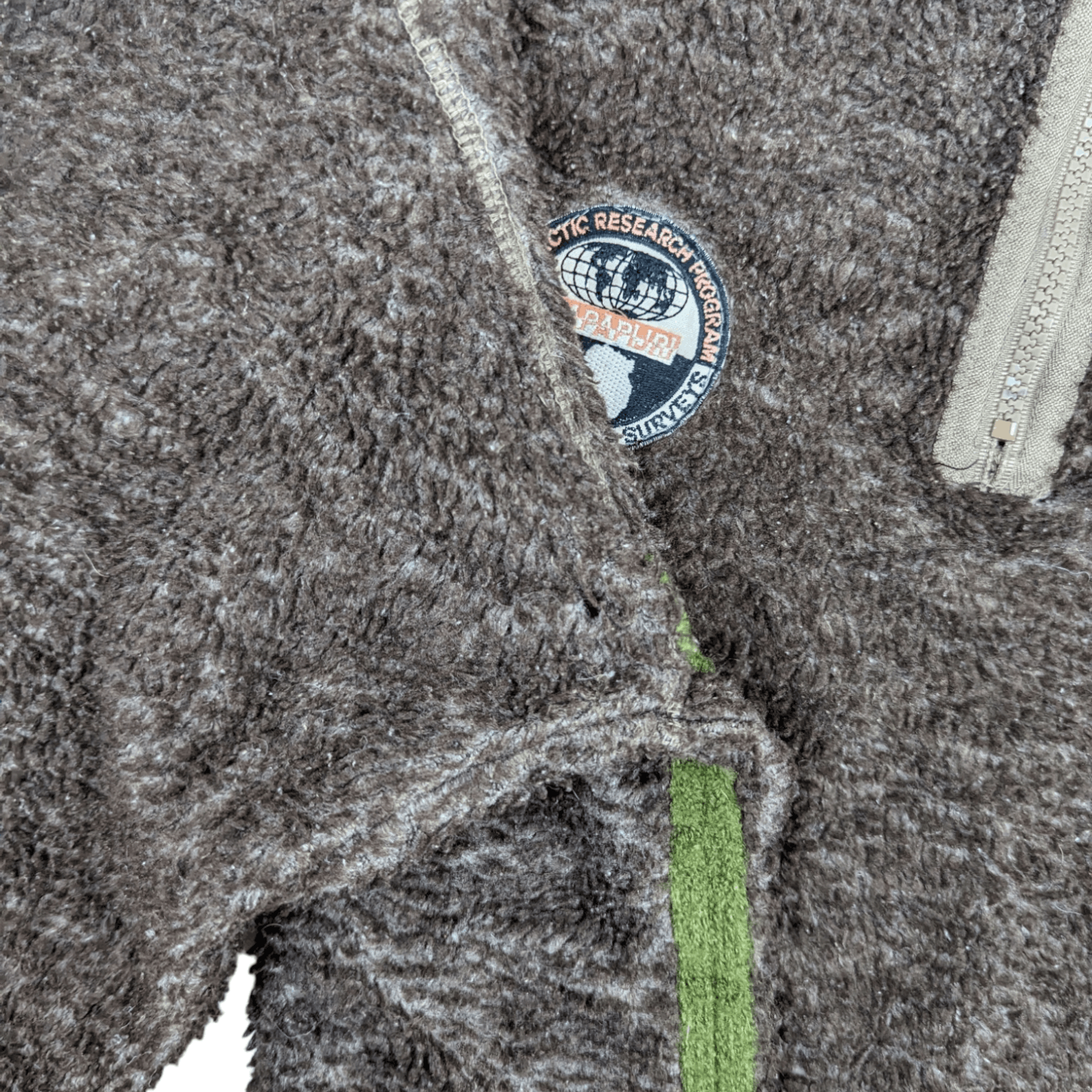 Napapijri Vintage 2000's NAPAPIJRI Fleece Sherpa Outdoor Sweatshirt Size US L / EU 52-54 / 3 - 10 Thumbnail