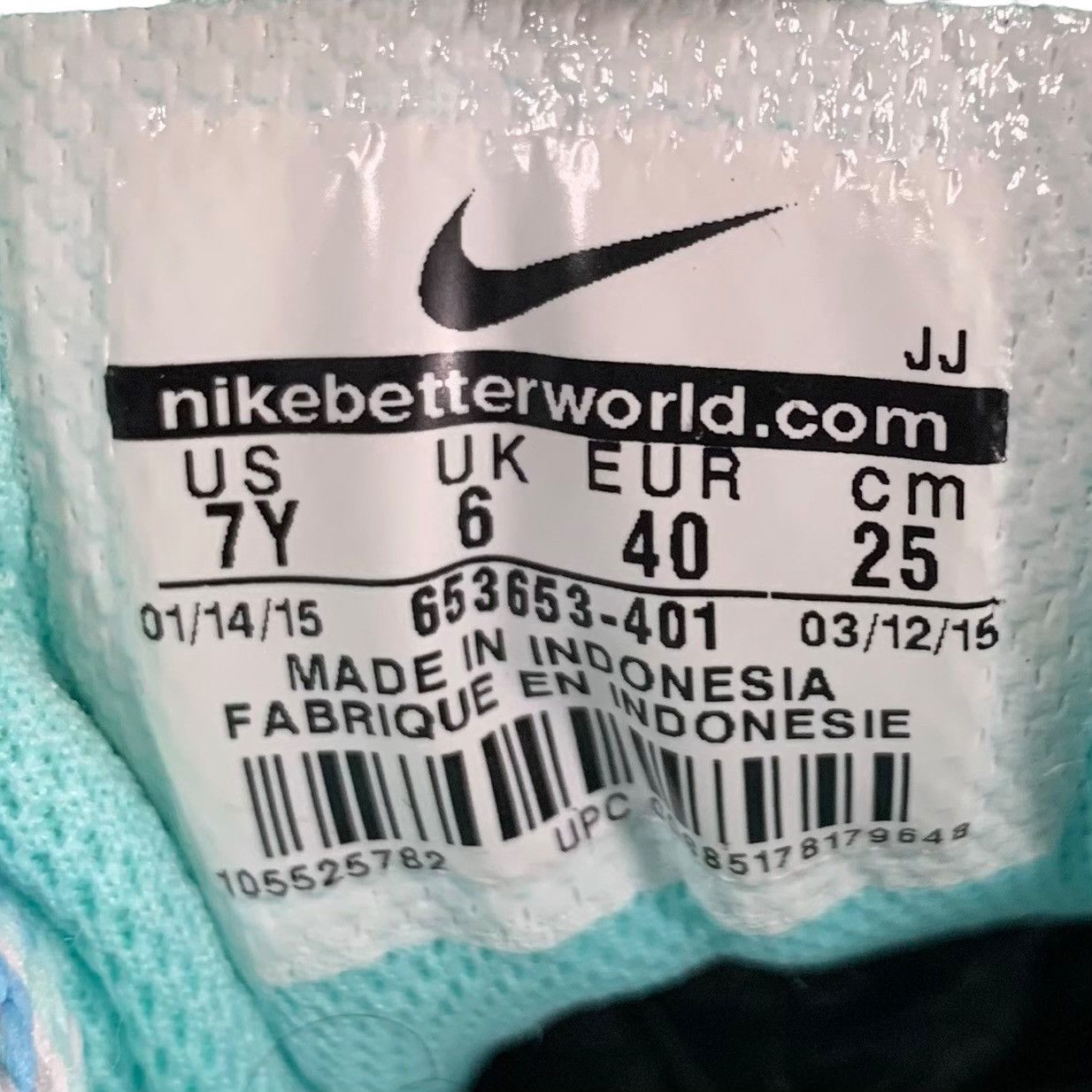 Nike Nike Air Max 1 Lakeside Artisan Teal Bright 2015 Sneakers Size US 7 / EU 40 - 6 Thumbnail