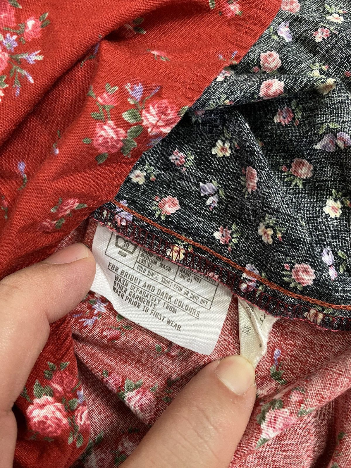 Flannel × Japanese Brand × Yasuyuki Ishii Vtg Allen & Hanson Patchwork floral Size US L / EU 52-54 / 3 - 9 Thumbnail
