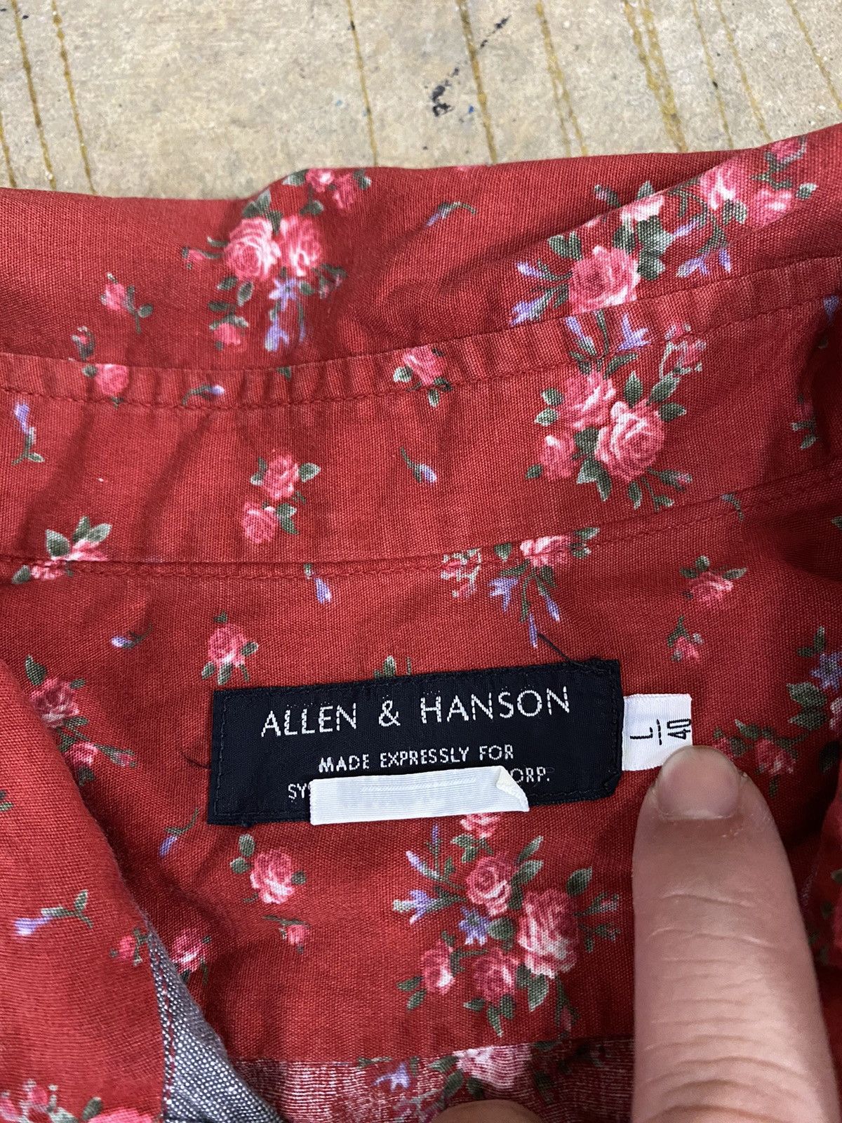 Flannel × Japanese Brand × Yasuyuki Ishii Vtg Allen & Hanson Patchwork floral Size US L / EU 52-54 / 3 - 8 Thumbnail