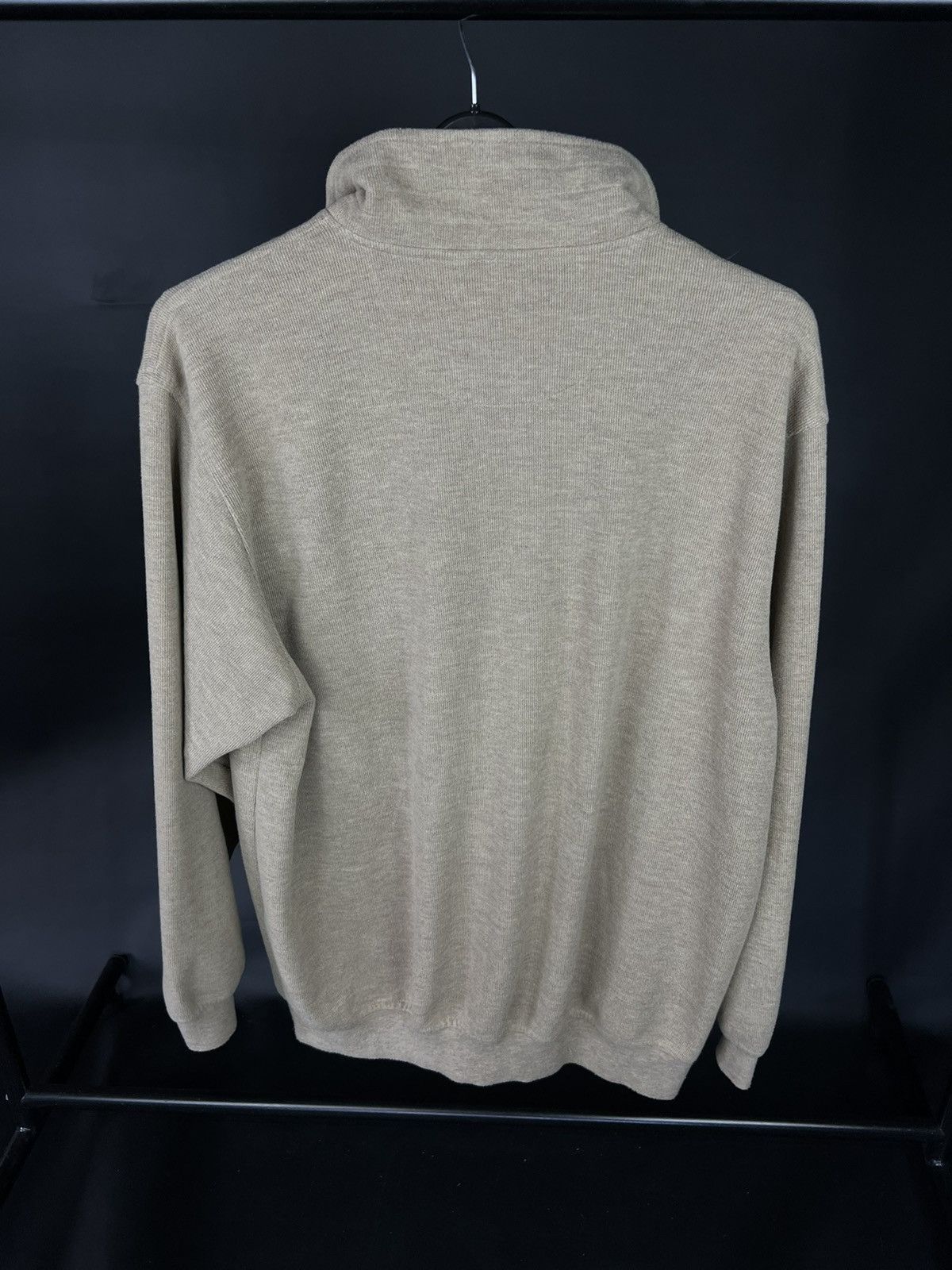 Vintage × Yves Saint Laurent VTG sweater Yves Saint Laurent Pour Homme Beige with zipper Size US XL / EU 56 / 4 - 5 Thumbnail
