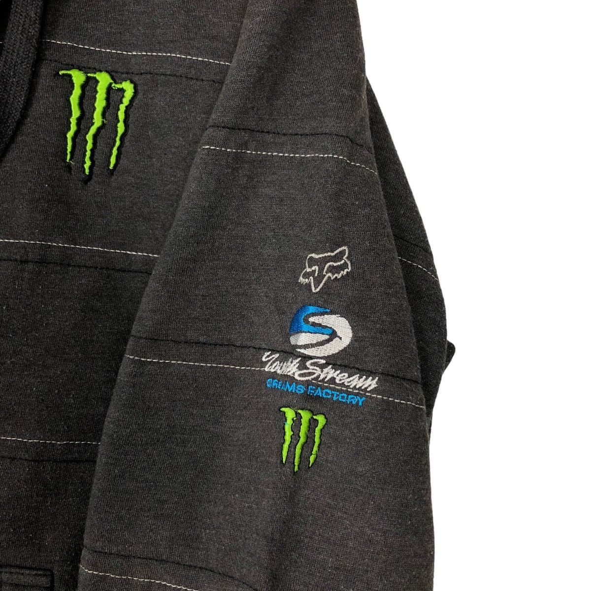 Fox Racing VINTAGE STRIPED HOODIE MONSTER FOX RACING BIG LOGO Size US L / EU 52-54 / 3 - 13 Thumbnail