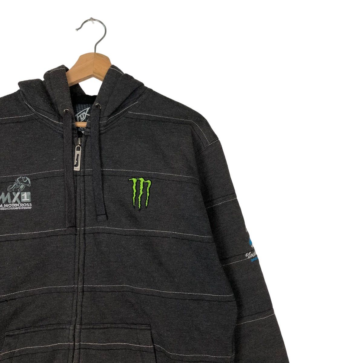 Fox Racing VINTAGE STRIPED HOODIE MONSTER FOX RACING BIG LOGO Size US L / EU 52-54 / 3 - 5 Thumbnail