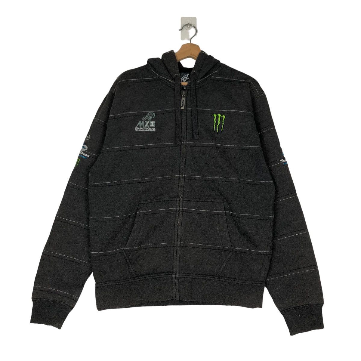 Fox Racing VINTAGE STRIPED HOODIE MONSTER FOX RACING BIG LOGO Size US L / EU 52-54 / 3 - 1 Thumbnail