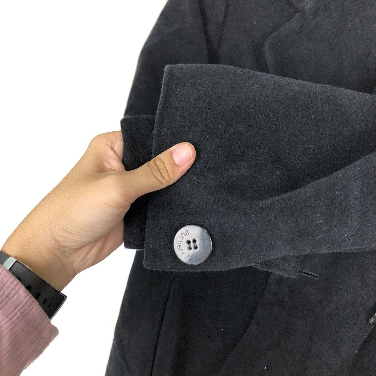 Burberry VINTAGE BURBERRY WOOL JACKET DOUBLE BREAST Size US M / EU 48-50 / 2 - 15 Thumbnail