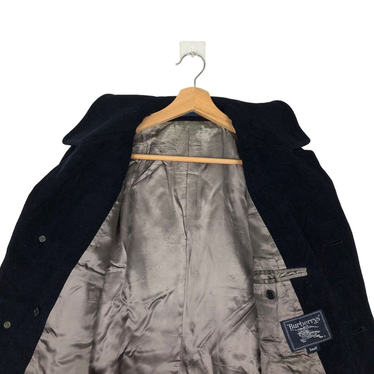 Burberry VINTAGE WOOL JACKET BURBERRY ICONIC BLACK Size US S / EU 44-46 / 1 - 11 Thumbnail