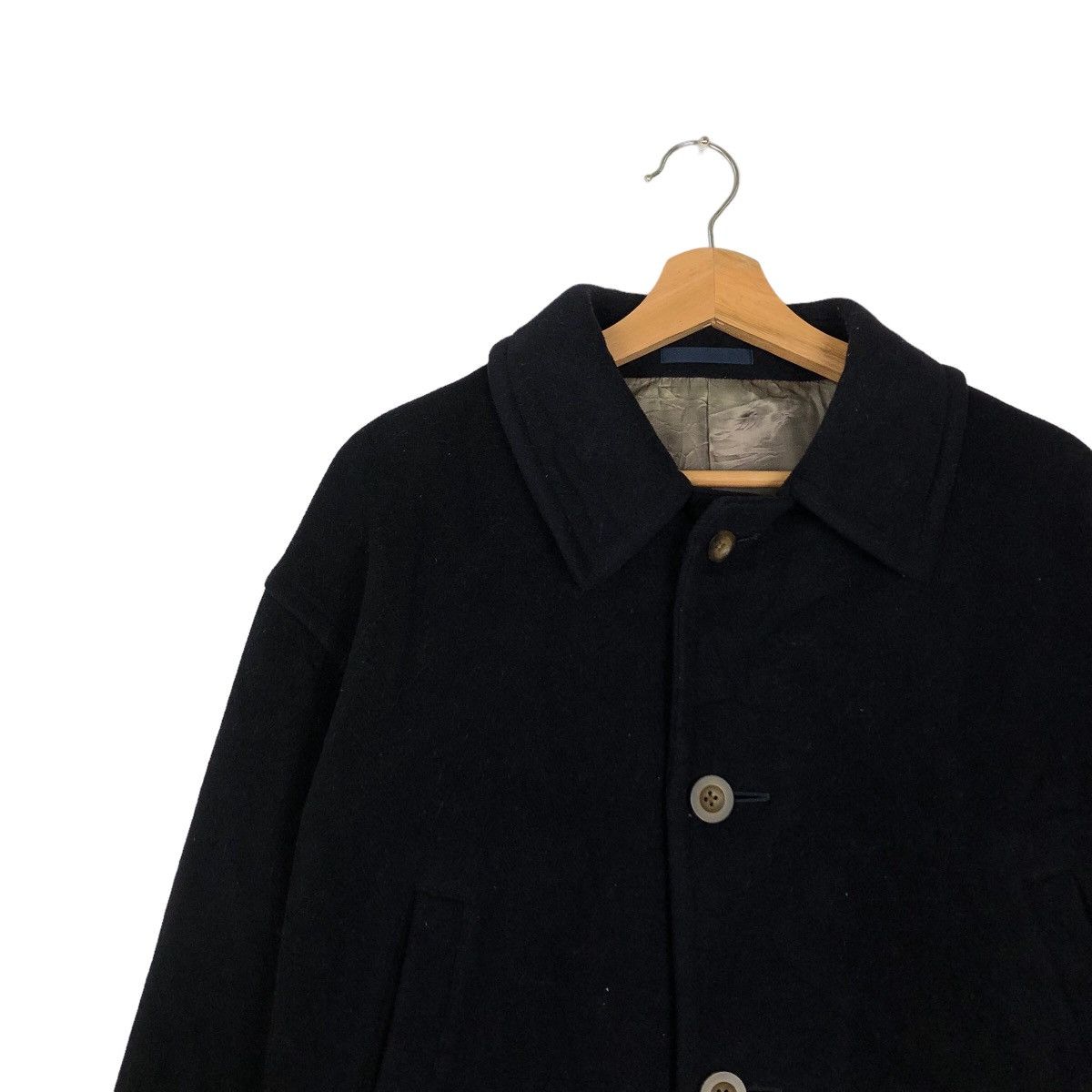 Burberry VINTAGE WOOL JACKET BURBERRY ICONIC BLACK Size US S / EU 44-46 / 1 - 6 Thumbnail