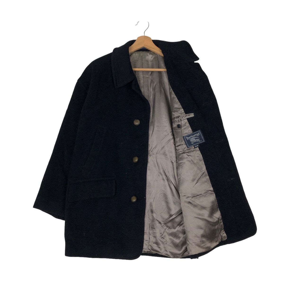 Burberry VINTAGE WOOL JACKET BURBERRY ICONIC BLACK Size US S / EU 44-46 / 1 - 9 Thumbnail