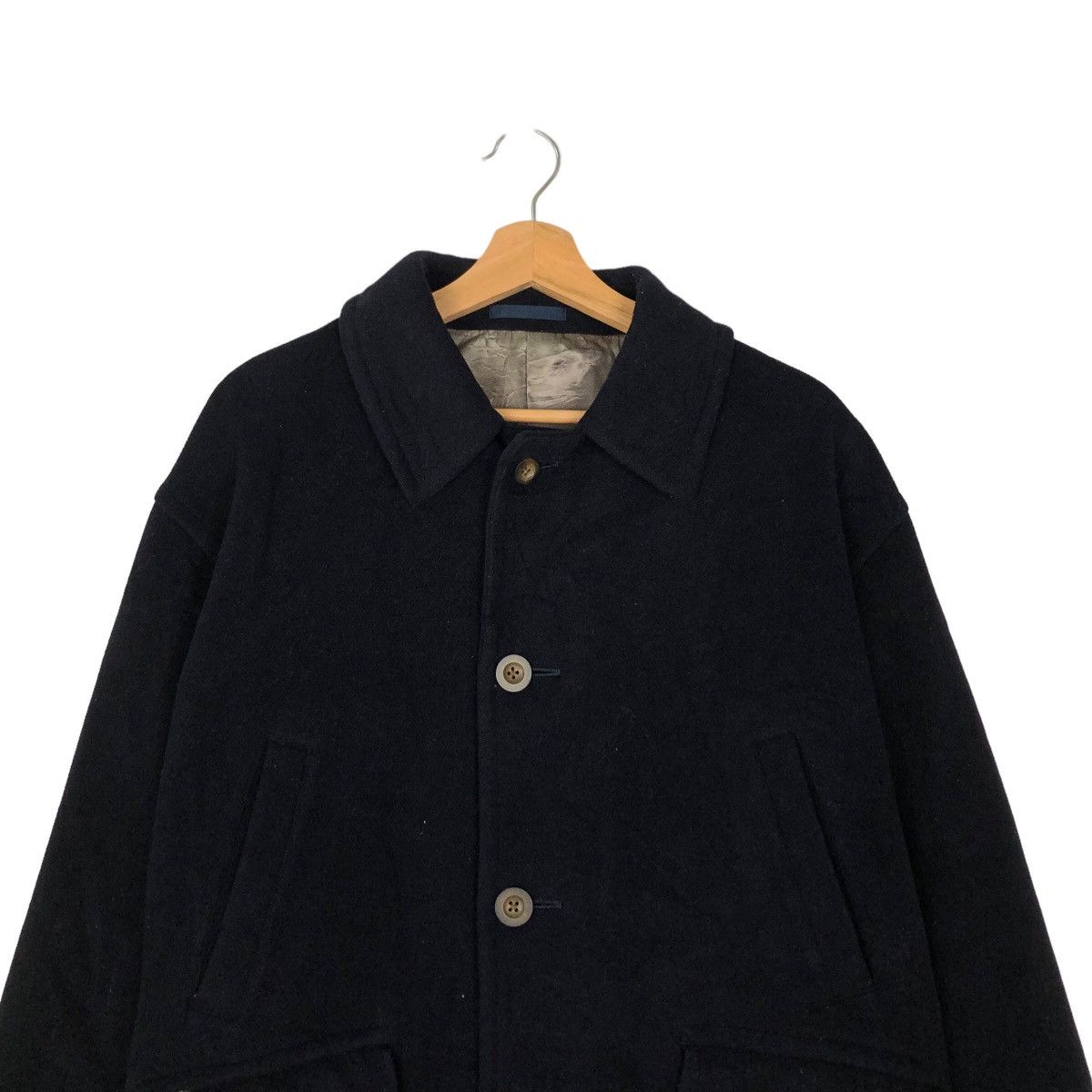 Burberry VINTAGE WOOL JACKET BURBERRY ICONIC BLACK Size US S / EU 44-46 / 1 - 2 Thumbnail