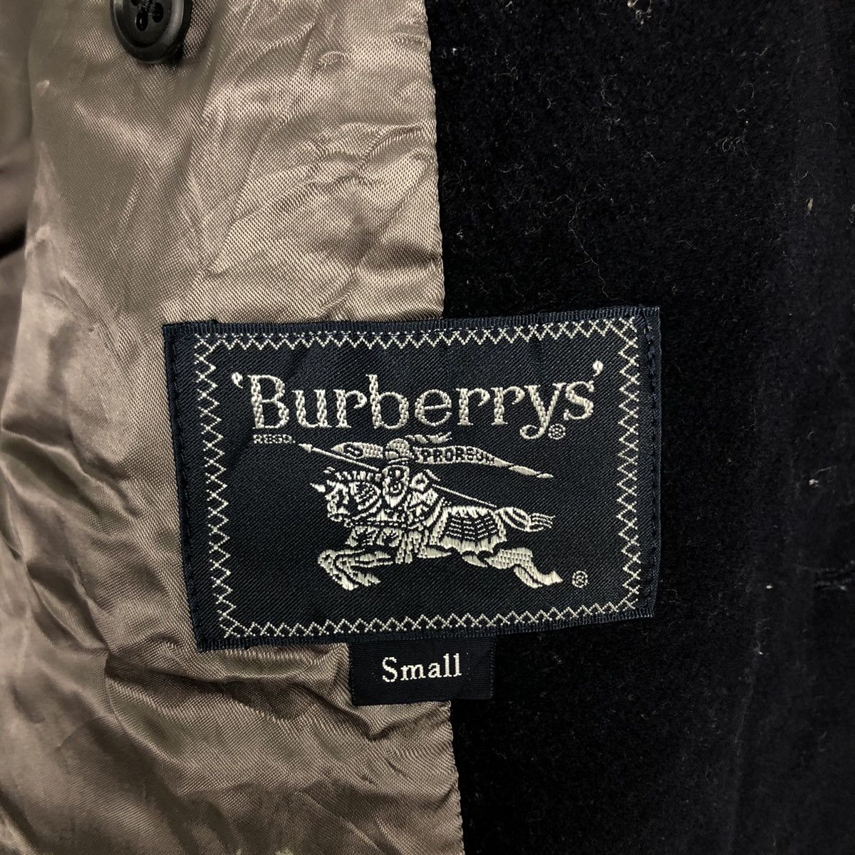 Burberry VINTAGE WOOL JACKET BURBERRY ICONIC BLACK Size US S / EU 44-46 / 1 - 12 Thumbnail