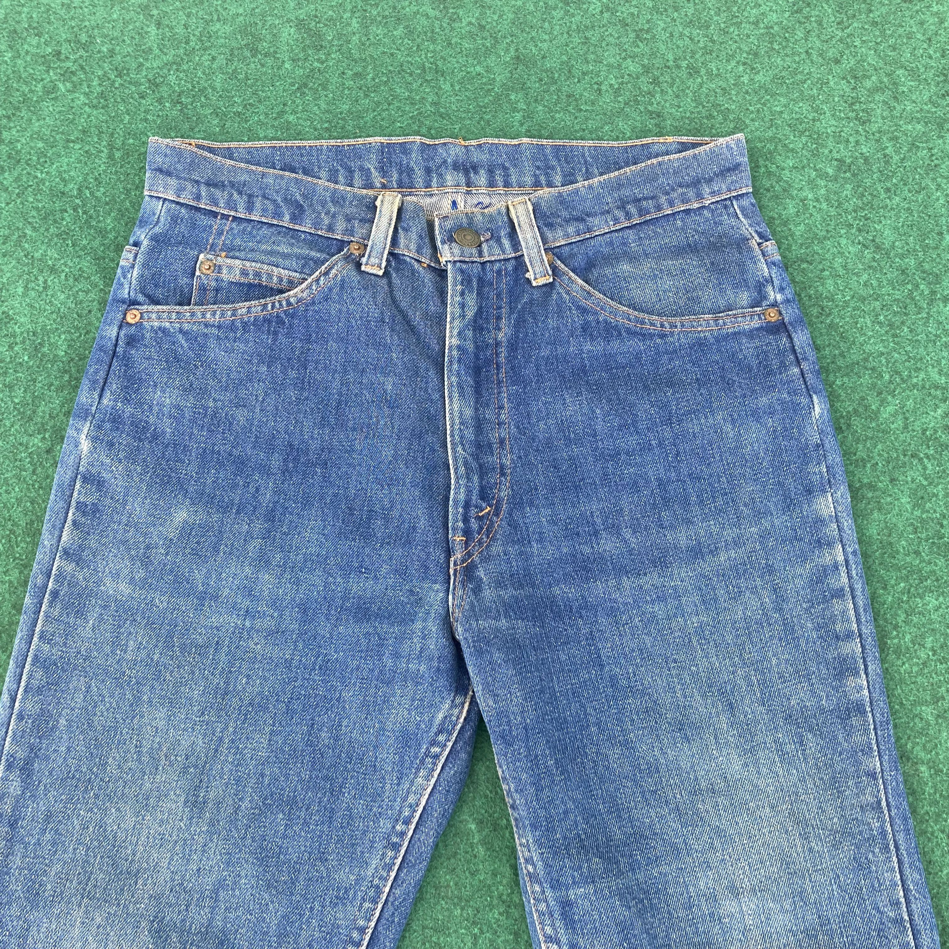 Levi's 31x29 Vtg Levis 517 Bootcut Flared 80s Orange Tab Usa Jeans Size US 31 - 3 Thumbnail