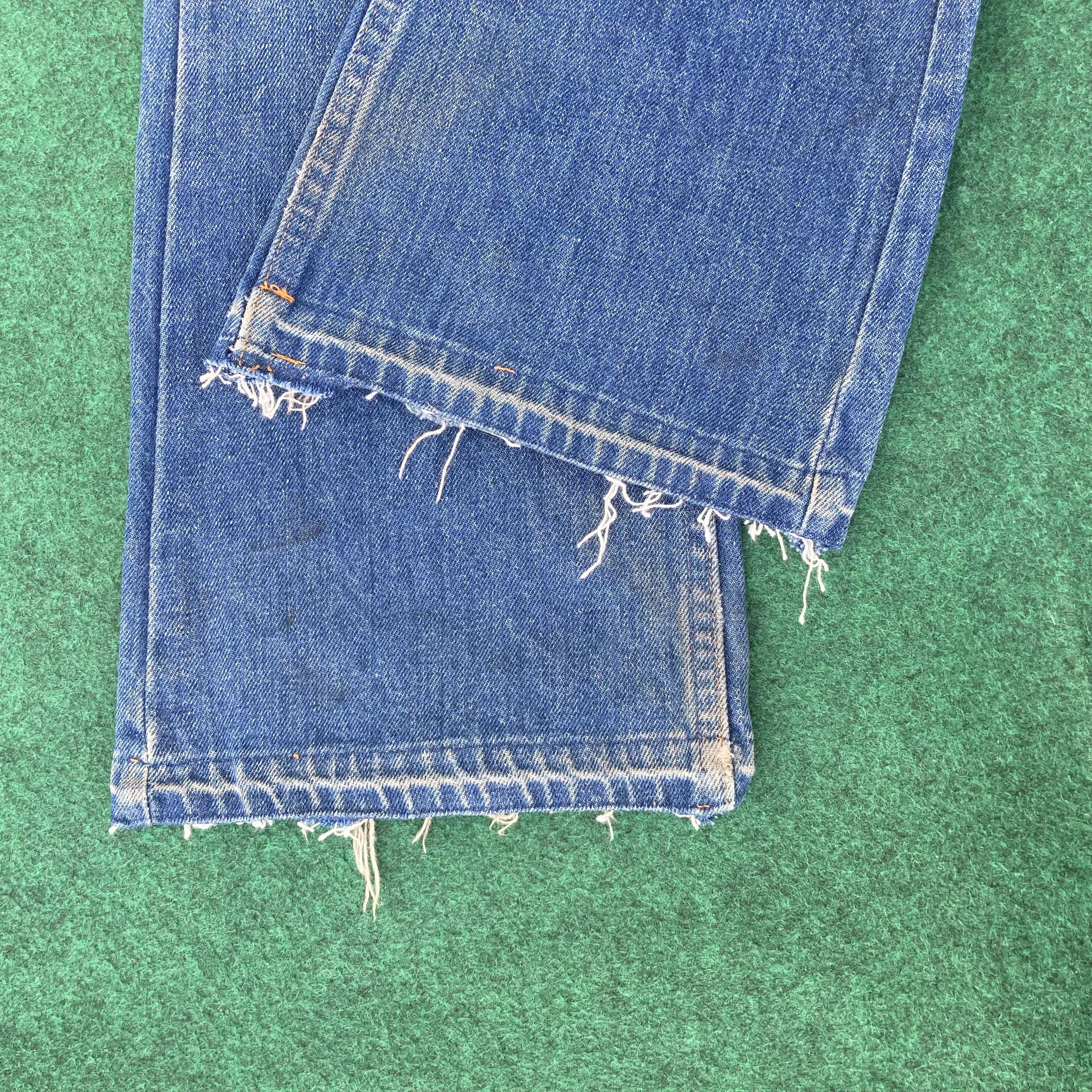 Levi's 31x29 Vtg Levis 517 Bootcut Flared 80s Orange Tab Usa Jeans Size US 31 - 5 Thumbnail
