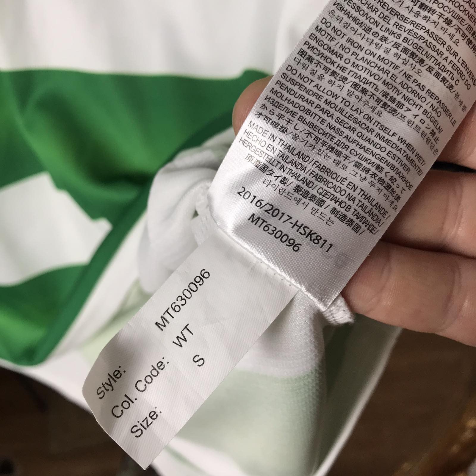 New Balance New Balance Celtic Football Jersey 2017 soccer shirt Size US S / EU 44-46 / 1 - 6 Thumbnail