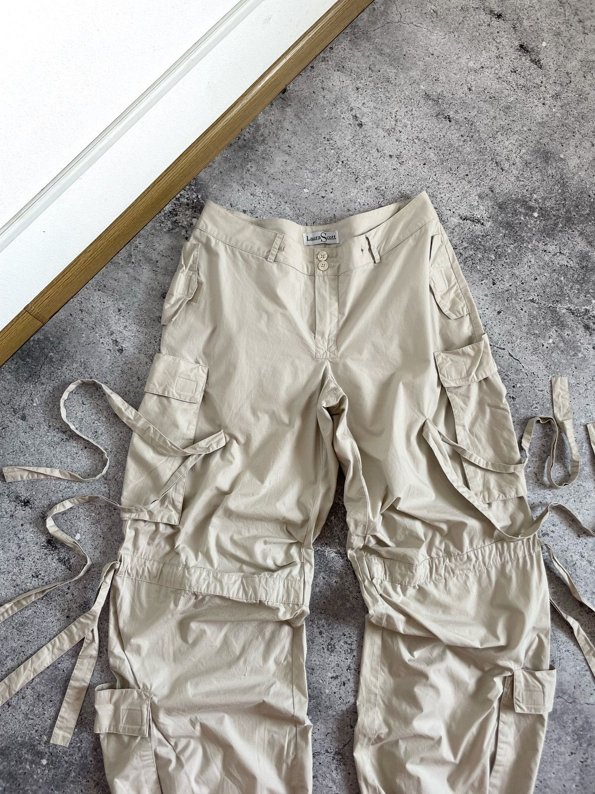 Japanese Brand Vintage Bondage Cargo Multi Rocket Pants Size US 32 / EU 48 - 4 Thumbnail