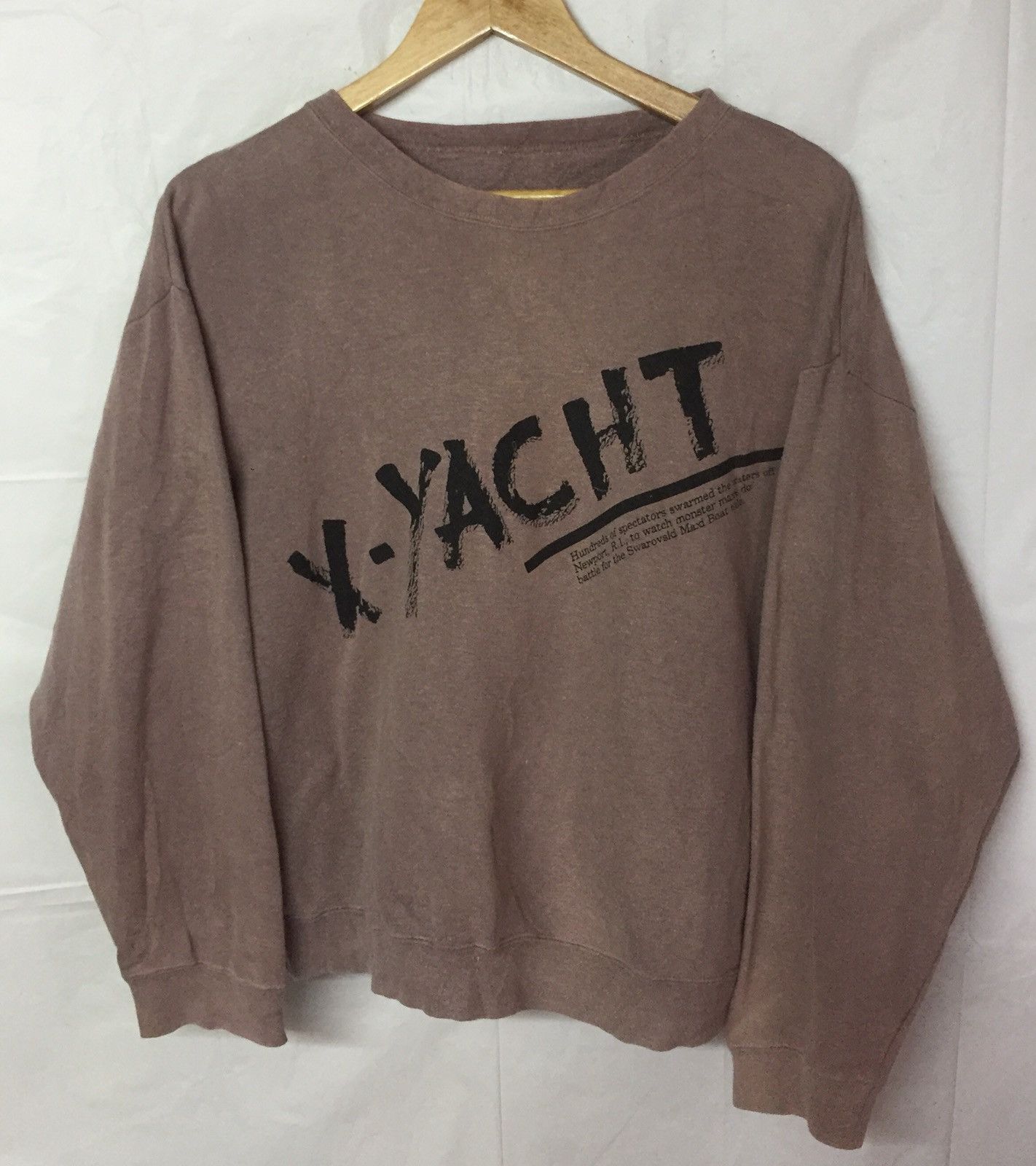 Designer × Japanese Brand Rare X-Yacht Boat Japanese Crewneck /30 Size US S / EU 44-46 / 1 - 1 Thumbnail