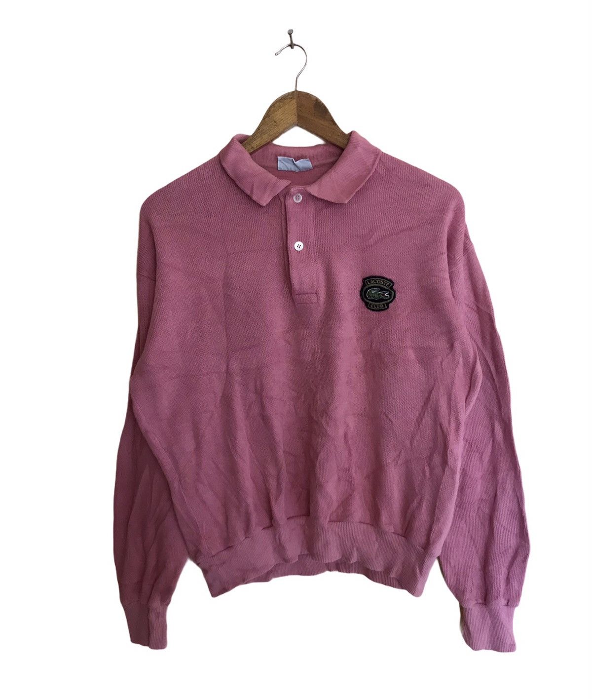Lacoste × Vintage RARE VINTAGE LACOSTE BUTTON HALF Size US M / EU 48-50 / 2 - 1 Thumbnail