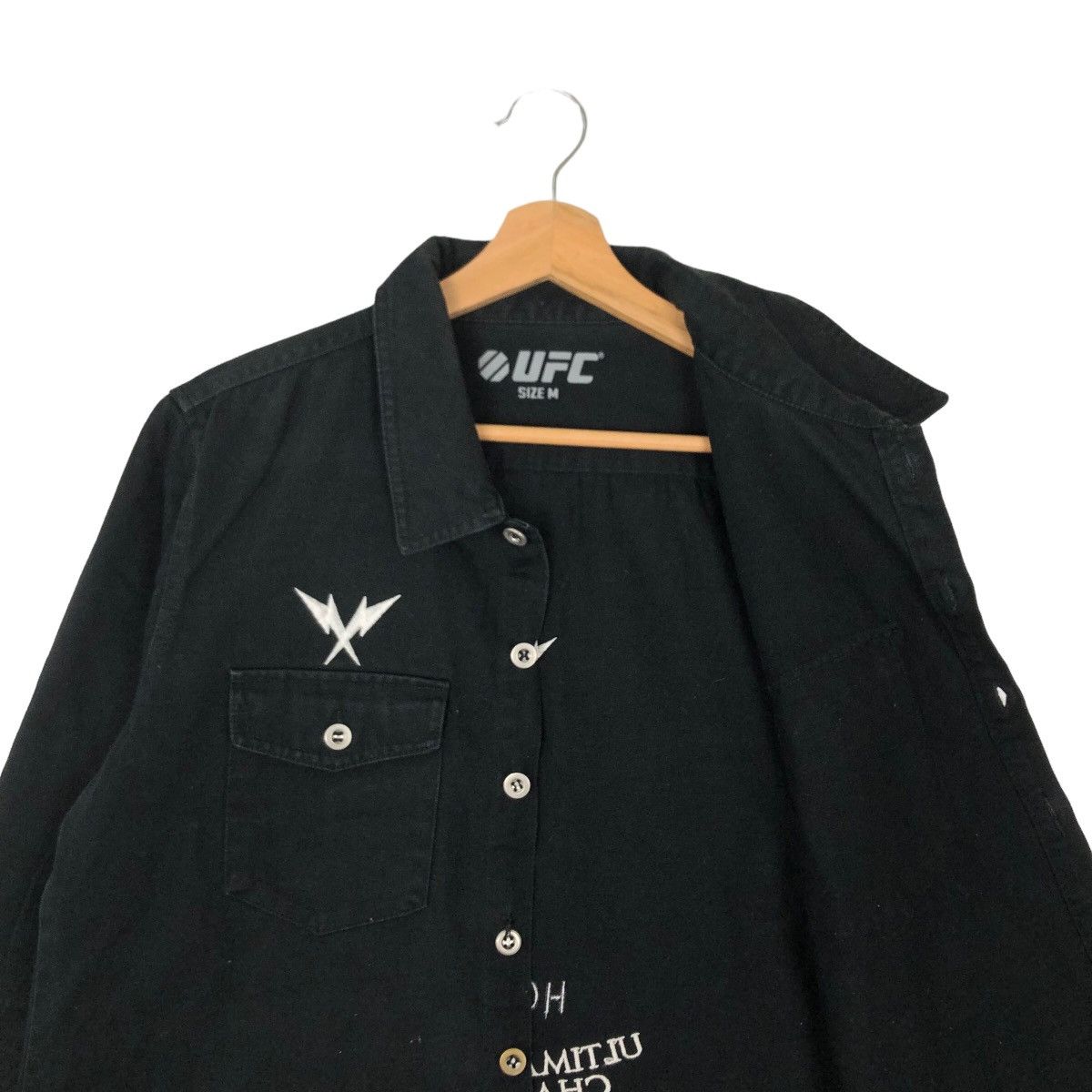 Japanese Brand VINTAGE CHORE TRUCKER JACKET UFC SPORT BIG LOGO Size US M / EU 48-50 / 2 - 10 Thumbnail