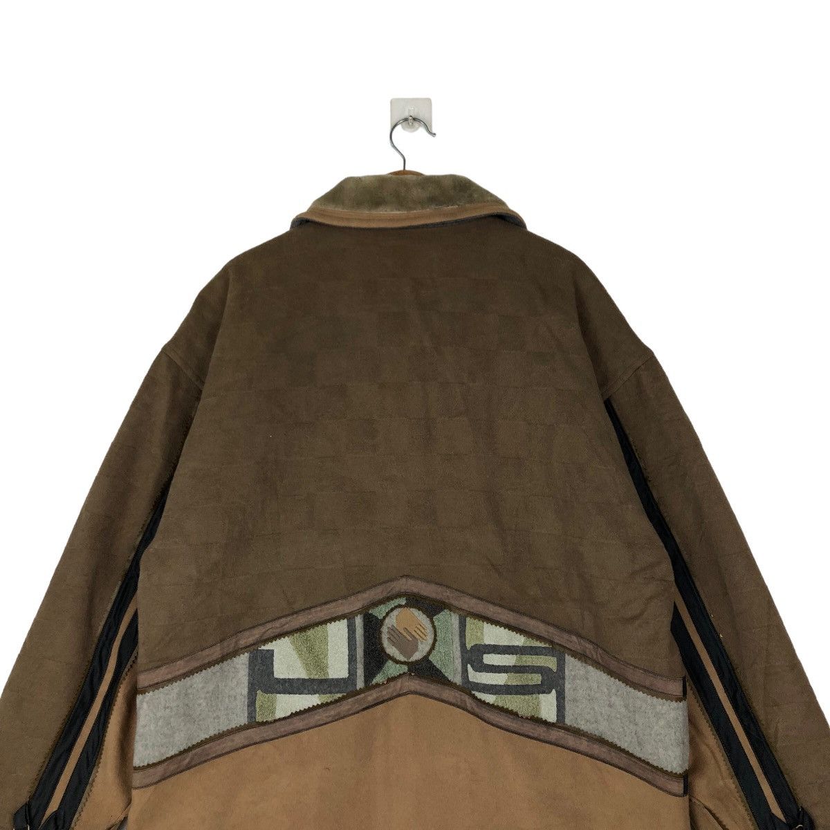 Vintage VINTAGE WOOL JACKET SURVIVAL DESIGN LANCEL PARIS RARE DESIGN Size US M / EU 48-50 / 2 - 8 Thumbnail