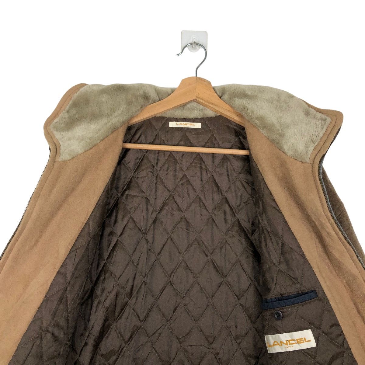 Vintage VINTAGE WOOL JACKET SURVIVAL DESIGN LANCEL PARIS RARE DESIGN Size US M / EU 48-50 / 2 - 11 Thumbnail