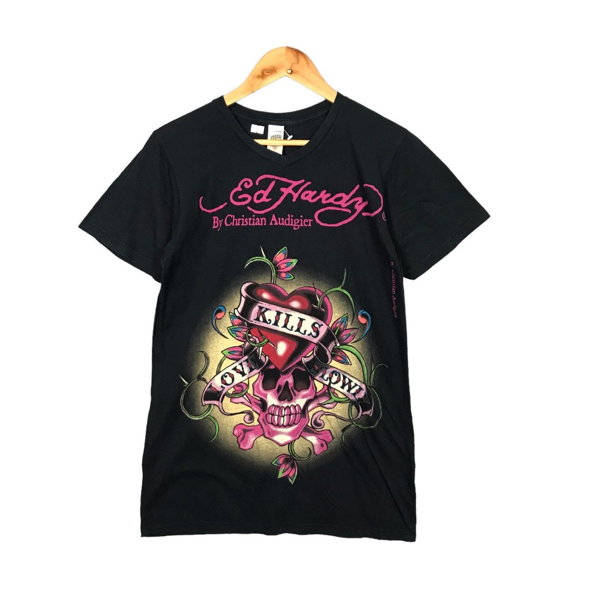 Ed Hardy ED HARDY BLACK TSHIRT Size S / US 4 / IT 40 - 1 Thumbnail