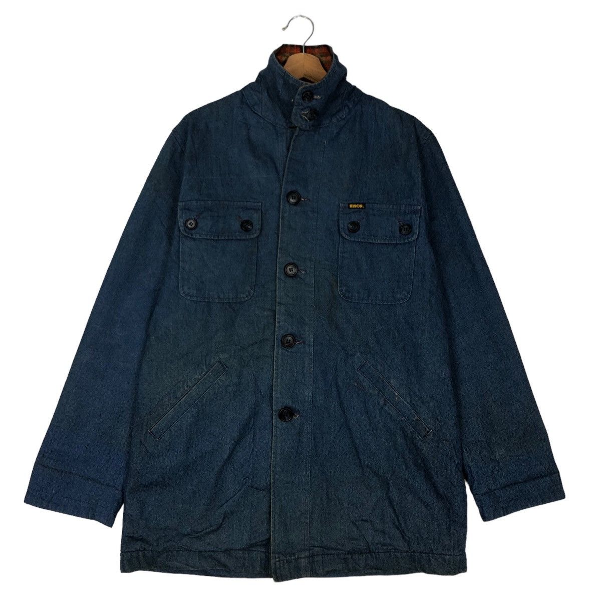 VINTAGE CHORE JACKET CARGO BISON JAPAN INSPIRED KAPITAL
