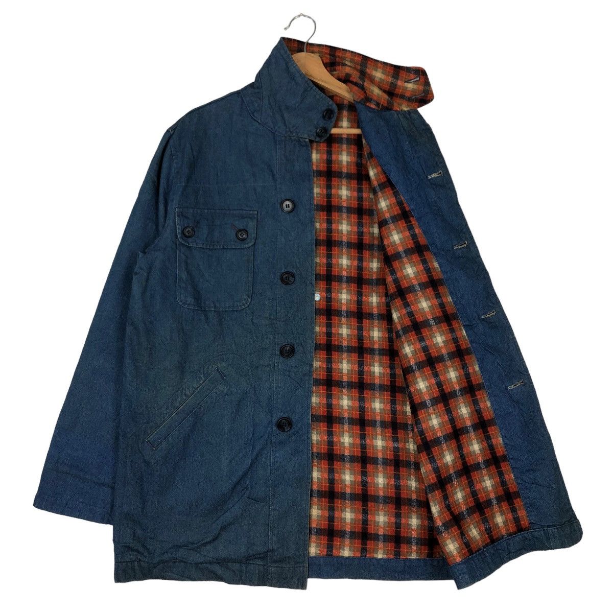 Japanese Brand VINTAGE CHORE JACKET CARGO BISON JAPAN INSPIRED KAPITAL Size US L / EU 52-54 / 3 - 9 Thumbnail