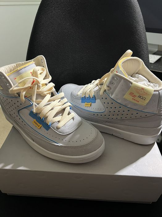 union la x air jordan 2 'grey fog'