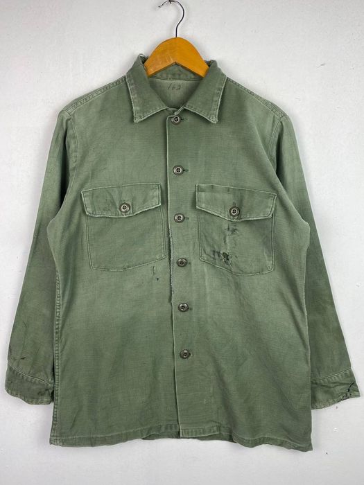 Vintage vintage us army shirt usmc distressed | Grailed