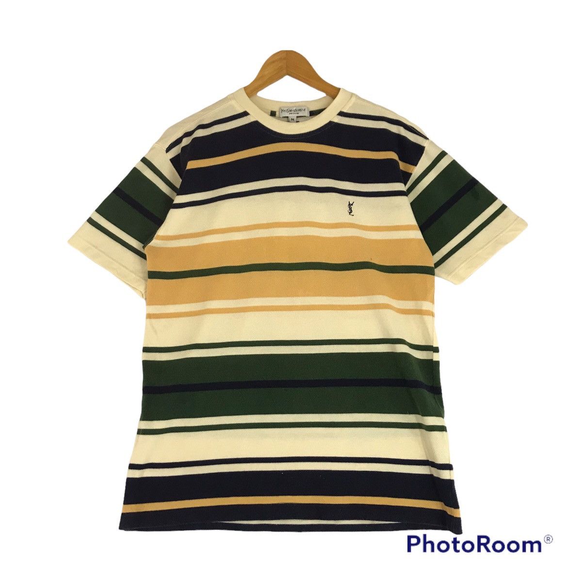 Yves Saint Laurent Yvessaintlaurent Pour Homme Multicolour colour Tshirt Size US M / EU 48-50 / 2 - 1 Thumbnail