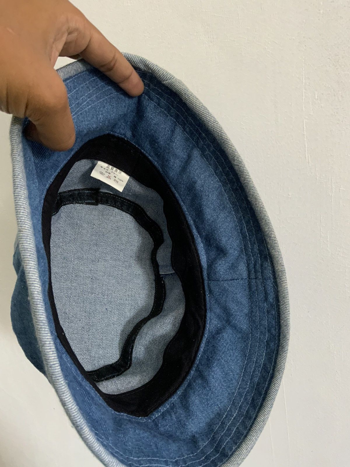 Japanese Brand Denim Jean Bucket Hat Size ONE SIZE - 8 Thumbnail