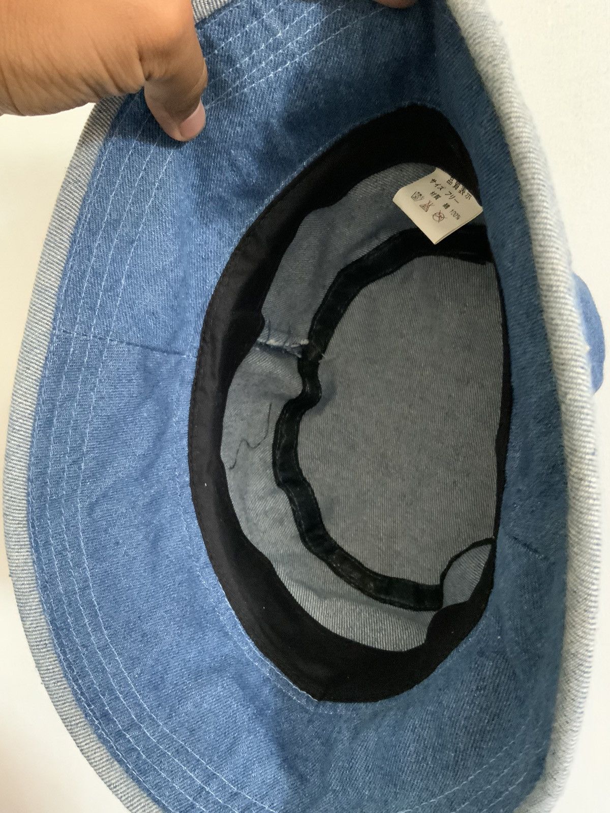 Japanese Brand Denim Jean Bucket Hat Size ONE SIZE - 9 Thumbnail