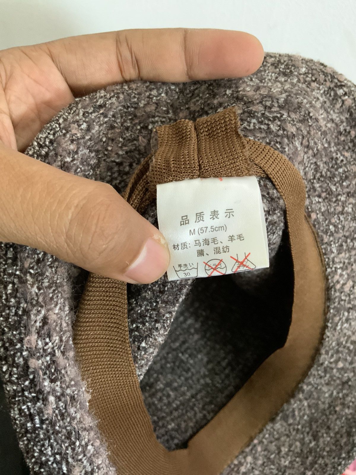 Japanese Brand Lvyin Mohair Fur Bucket Hat Cap Size ONE SIZE - 11 Thumbnail