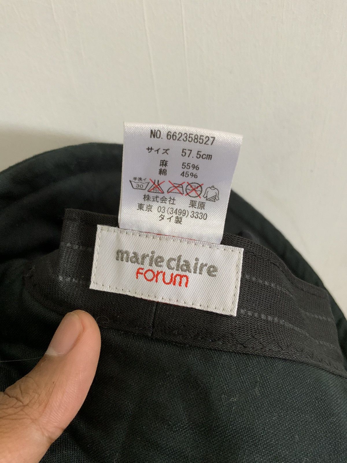 Japanese Brand Marie Claire Forum Japan Bucket Hat Size ONE SIZE - 12 Thumbnail