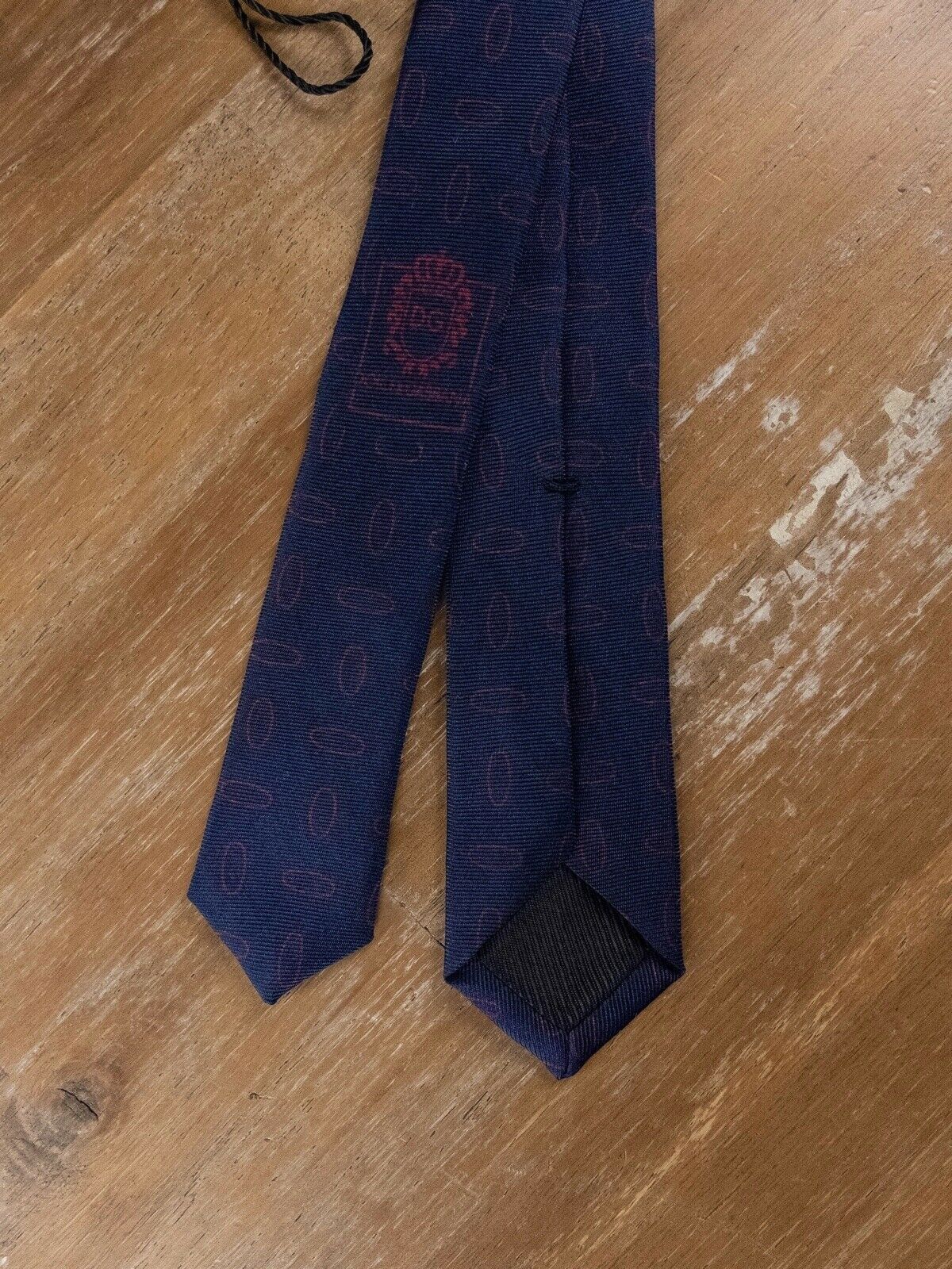 Dolce & Gabbana DOLCE & GABBANA blue ellipse motif skinny silk tie authentic Size ONE SIZE - 5 Thumbnail