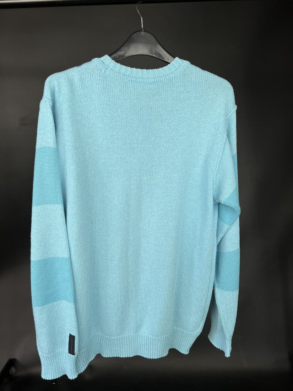 Carlo Colucci × Vintage VTG sweater Carlo Colucci Limited Edition blue with pattern Size US L / EU 52-54 / 3 - 5 Thumbnail