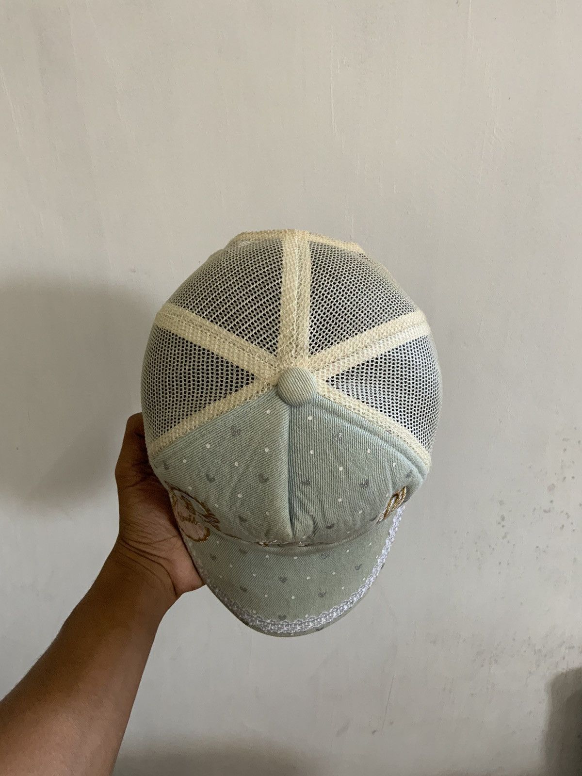 Japanese Brand Polish Embroidered Archive Trucker Hat Size ONE SIZE - 6 Thumbnail