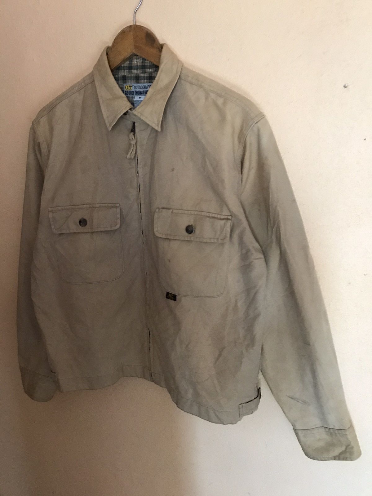 Japanese Brand VINTAGE GEORGE THOMAS HAWKINS WORK WEAR JACKET Size US L / EU 52-54 / 3 - 3 Thumbnail