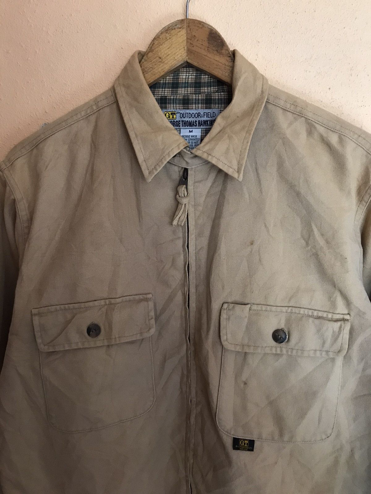 Japanese Brand VINTAGE GEORGE THOMAS HAWKINS WORK WEAR JACKET Size US L / EU 52-54 / 3 - 5 Thumbnail