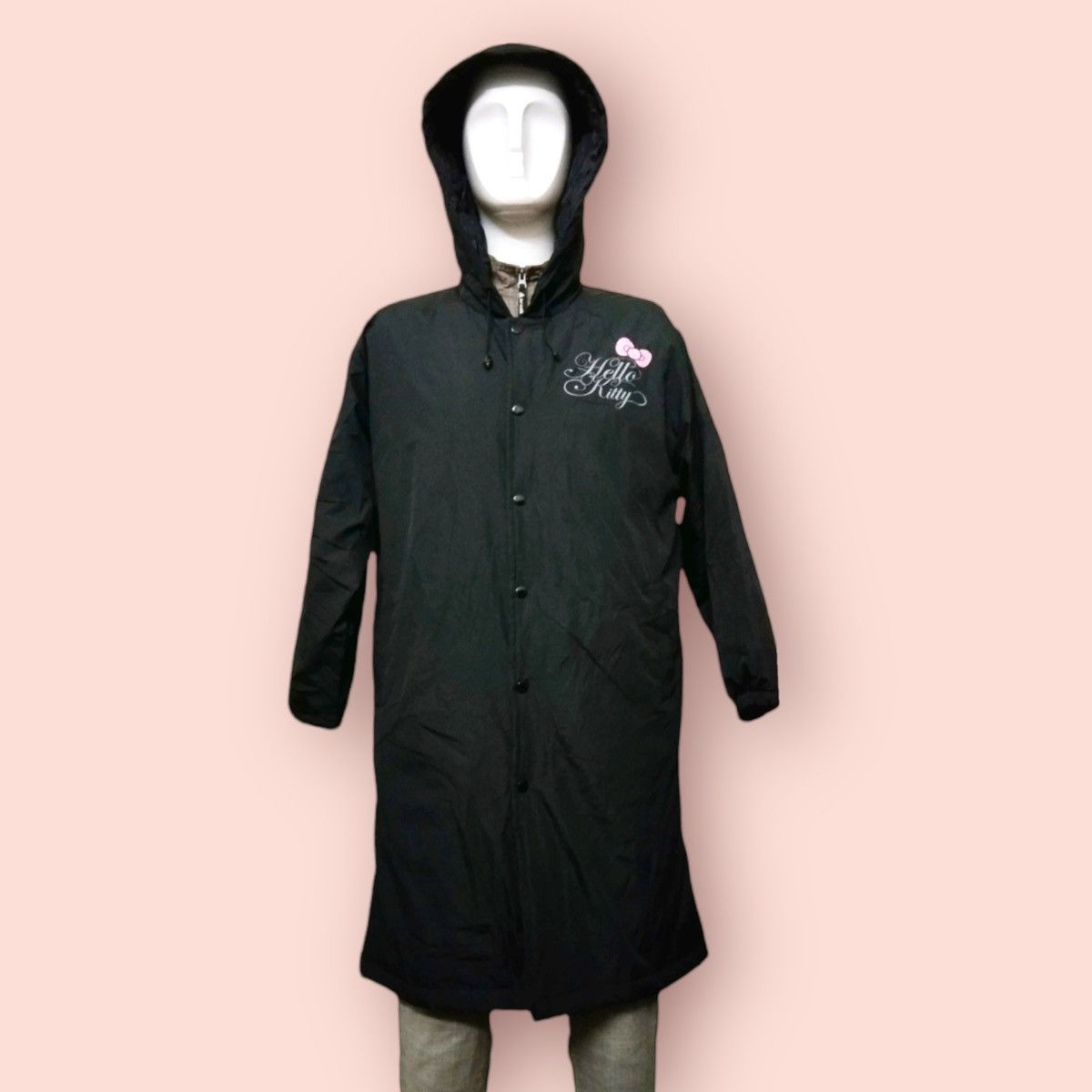 Japanese Brand × Vintage VIVITIX X SANRIO VINTAGE HELLO KITTY LONG JACKET Size ONE SIZE - 6 Thumbnail
