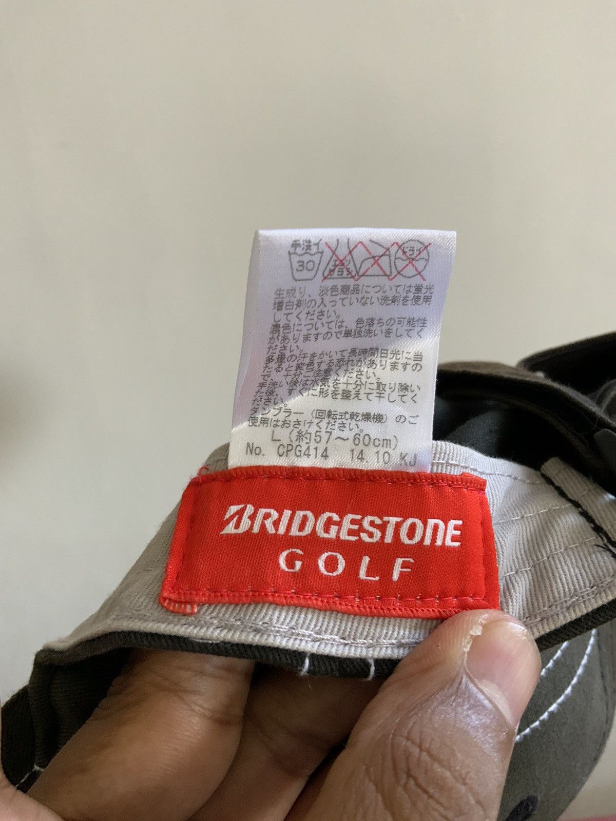 Japanese Brand Bridgestone Golf Hat Size ONE SIZE - 11 Thumbnail