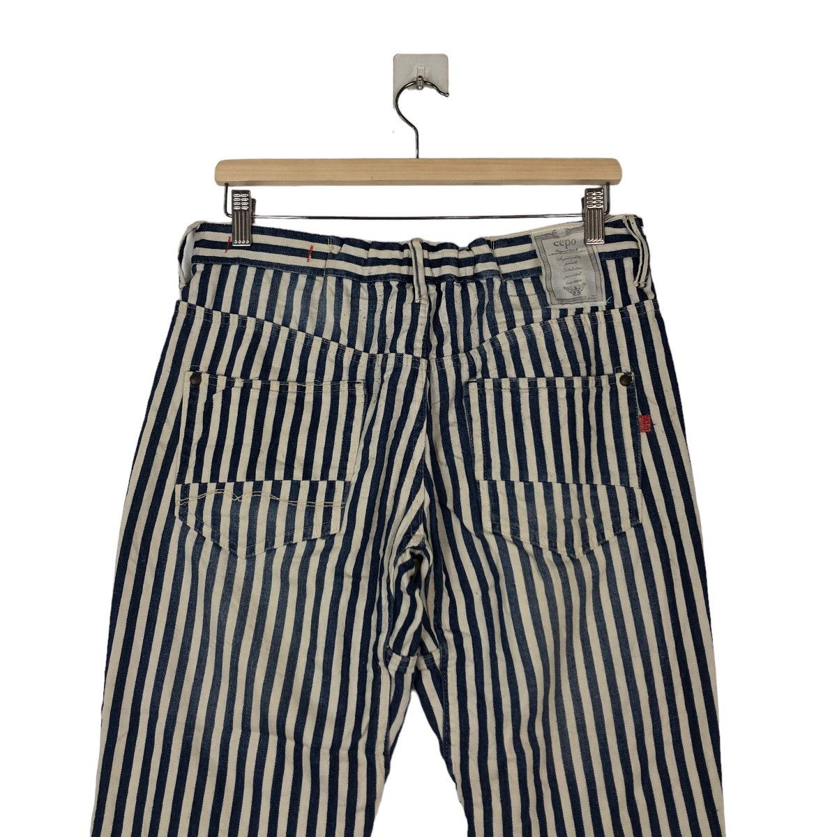 Hysteric Glamour VINTAGE HIKORY CHORE PANTS CEPO ISSEY MIYAKE DESIGN Size US 31 - 8 Thumbnail