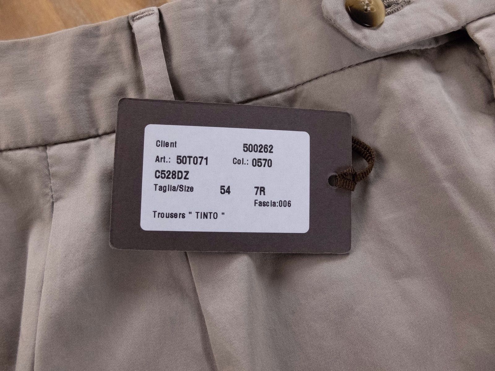 Caruso CARUSO pleated gray cotton trousers pants chinos 38 US / 54 Size US 38 / EU 54 - 6 Thumbnail