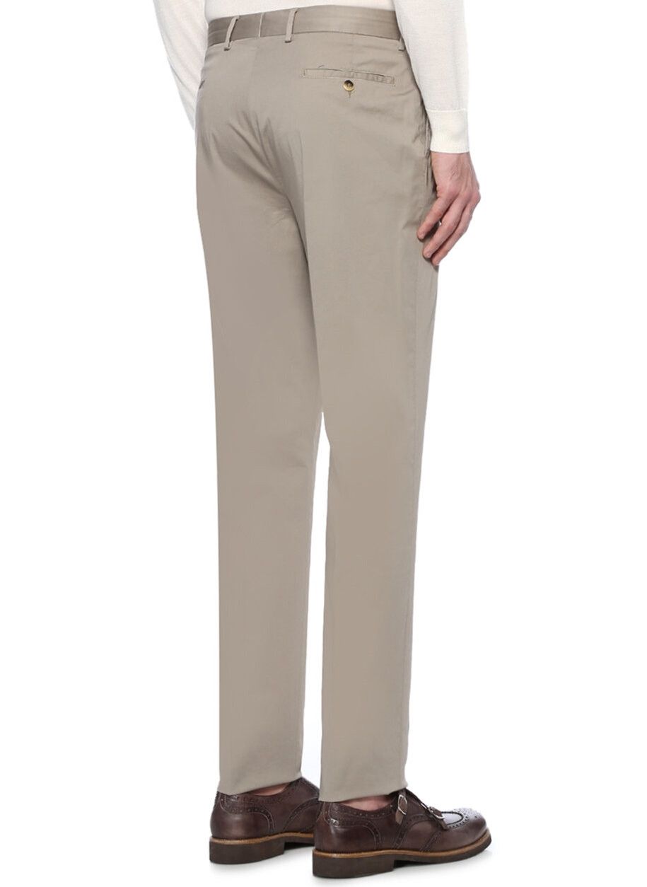 Caruso CARUSO pleated gray cotton trousers pants chinos 38 US / 54 Size US 38 / EU 54 - 3 Thumbnail