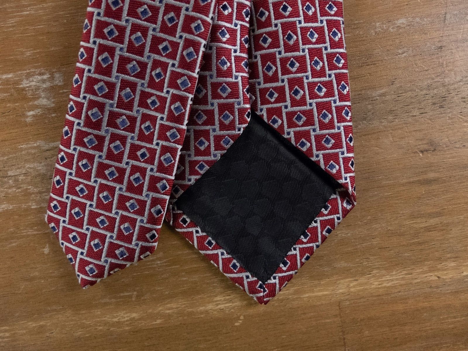 Z Zegna Z ZEGNA red narrow width slim tie authentic Size ONE SIZE - 4 Thumbnail