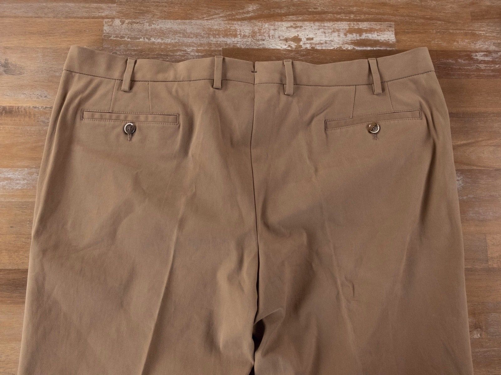 Caruso CARUSO beige cotton trousers chinos pants 42 US / 58 EU Size US 42 / EU 58 - 8 Thumbnail