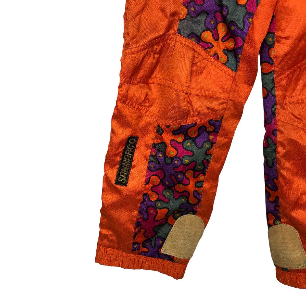 Japanese Brand VINTAGE SKI OVERALL RARE COLOURFUL SANMARCO ITALY Size US 38 / EU 54 - 3 Thumbnail